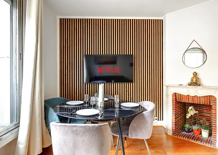 Duplex Raffine A Deux Pas De La Tour Eiffel - Avec A-c París